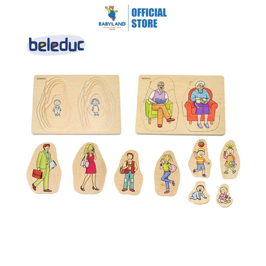 Beleduc 5 in 1 Puzzle (Grandpa and Grandma) (4yrs+)