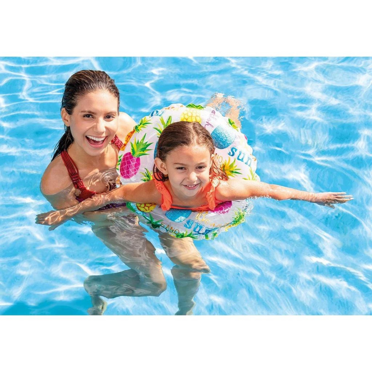 Intex 20in Lively Print Swim Rings IT 59230NP Random Print 1 unit (3-6yrs) - Wet Set Collection