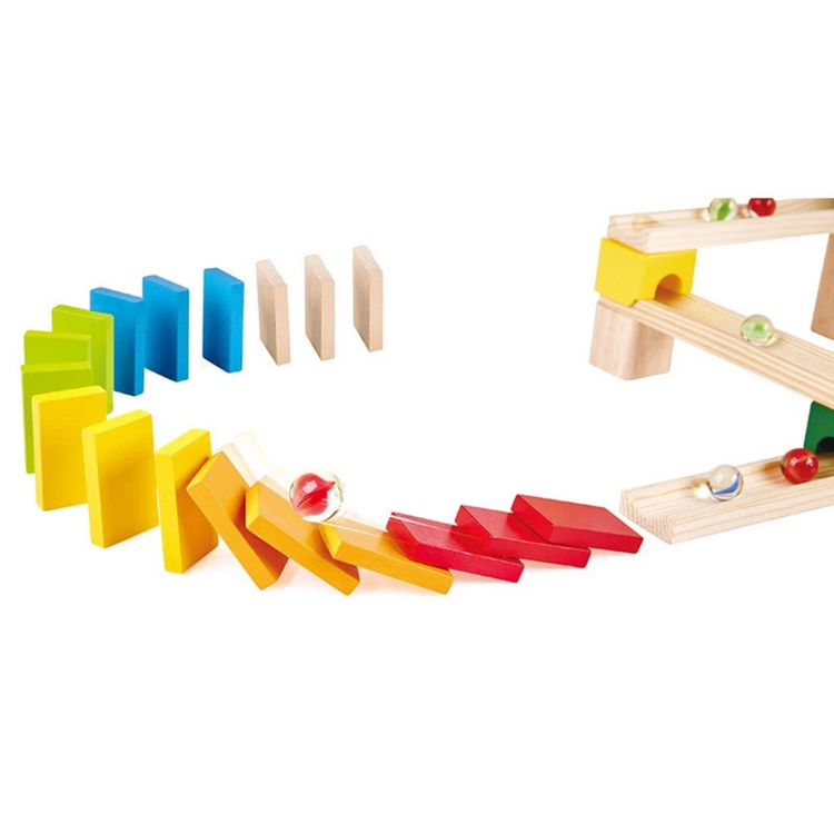 Hape 1101 Marble Run Race Track with domino STEM Toys