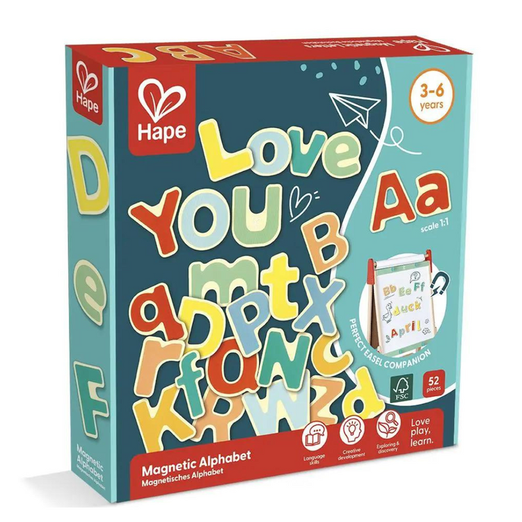 Hape Magnetic Alphabet letters (3y+)