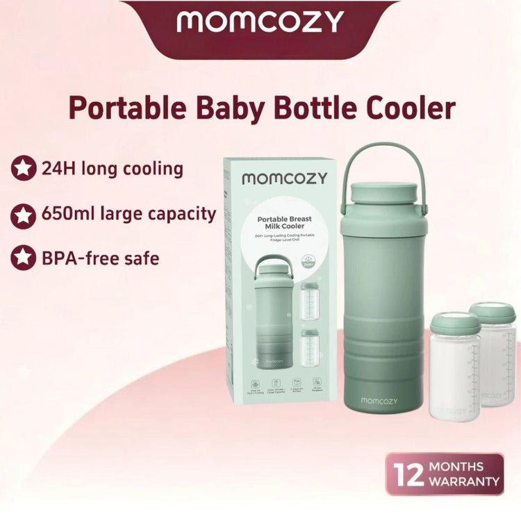 Momcozy Portable Breast Milk Cooler for Outdoor - 22oz (Life Saver with 360° Total Cooling for 24 Hours Larger Capacity)