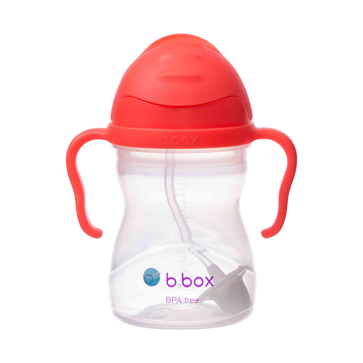 B.Box Baby Sippy Straw Cup 240ml With 360 Degree Weighted Straw (6m+) / Replacement Straw Set