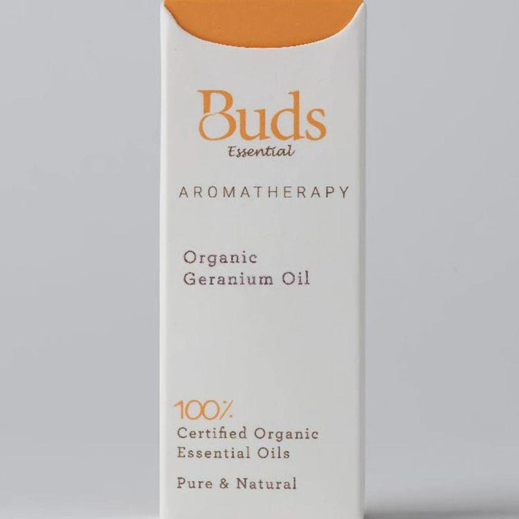 Buds Essential Aromatherapy Organic Geranium Oil (10ml)