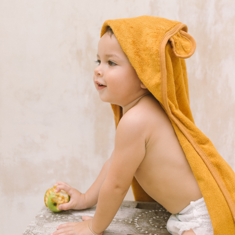 Joey & Mom Hooded Towel