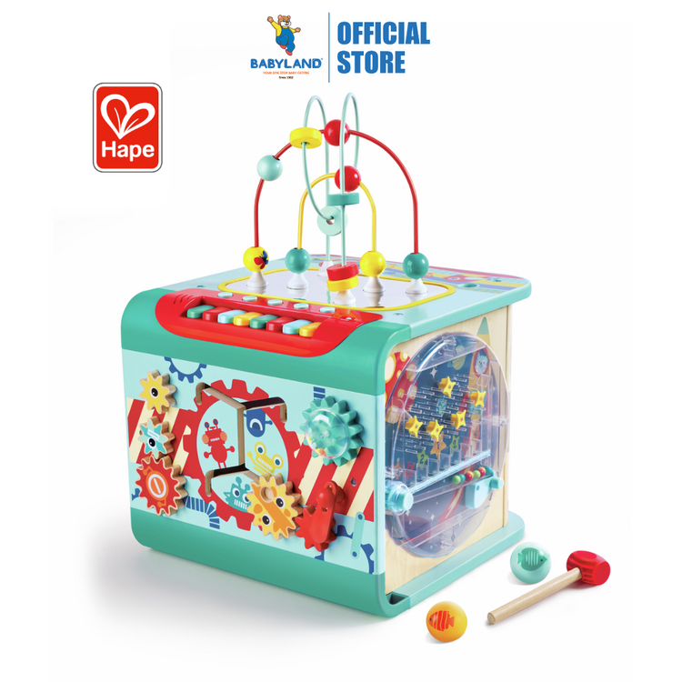 Hape 1073 Explore And Learn Magic Cube For Age 12M+