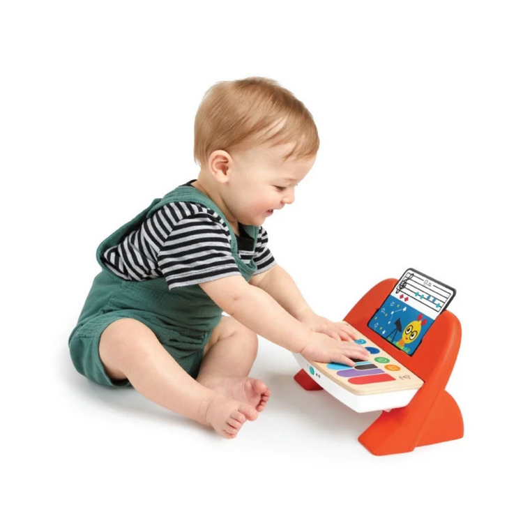 Hape Baby Einstein Cal's First Melodies Wooden Piano 8 Keys Music Toys For Kids Age 6 Month+