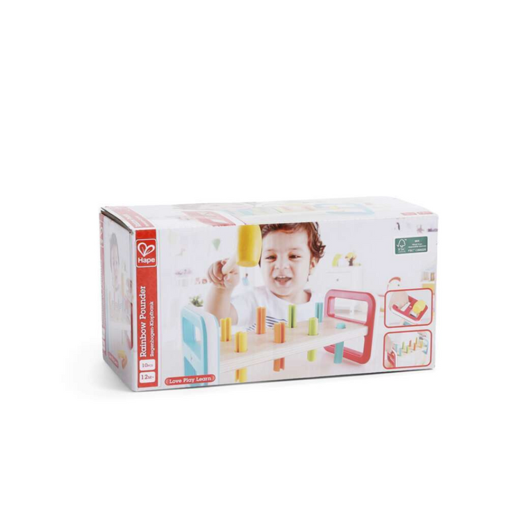 Hape 0506 Rainbow Pounder Activity Toy for 12 month+