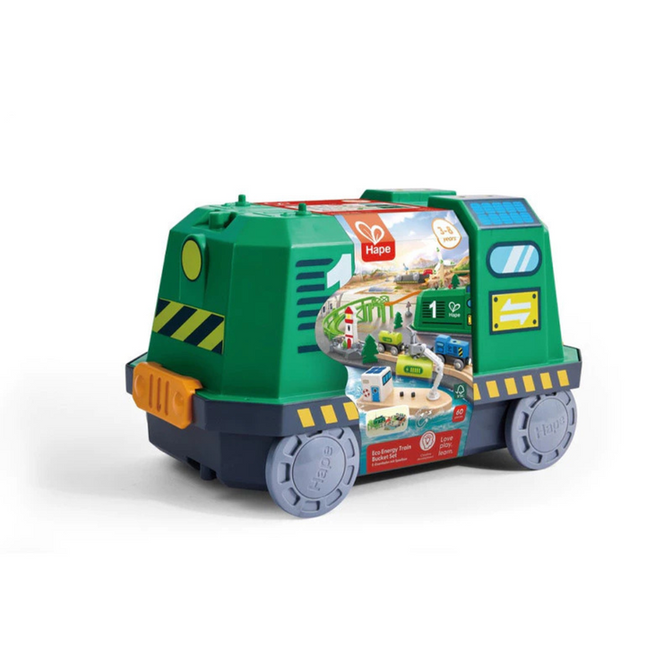Hape 3885 Eco Energy Train Bucket Set Suitable For Age 3+ Years