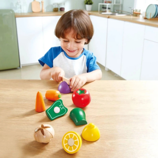 Hape 3181 Farm Shop Vegetable Playset ( 3+ Years )