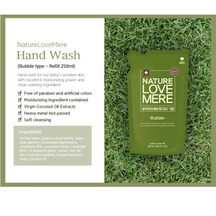 NATURE LOVE MERE Baby Hand Wash Bubble Type 50ml