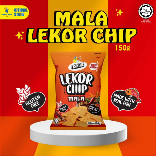 Fiskor Lekor Chip - Mala Flavour 150g Halal Certified