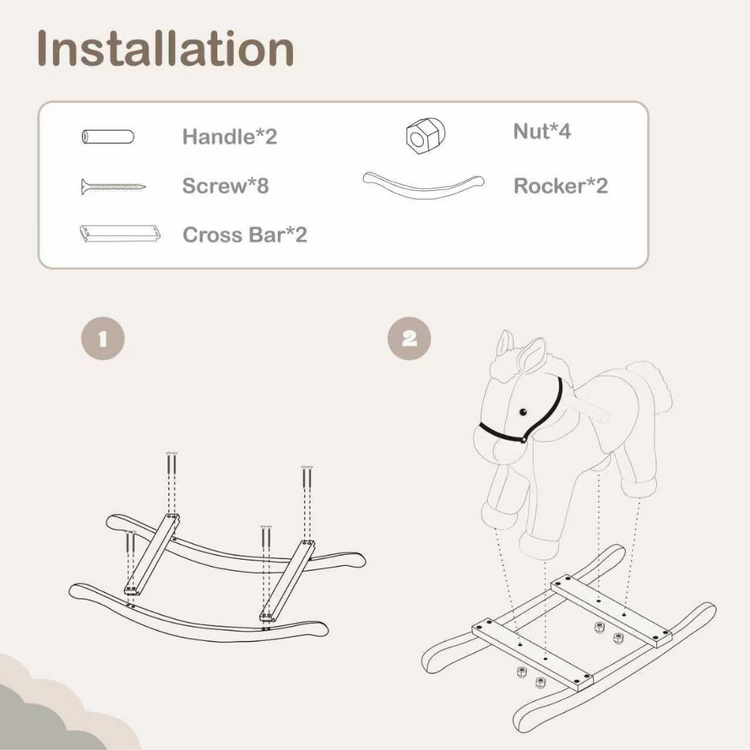 Marvellous Toby Rocking Horse With Realistic HorseSounds