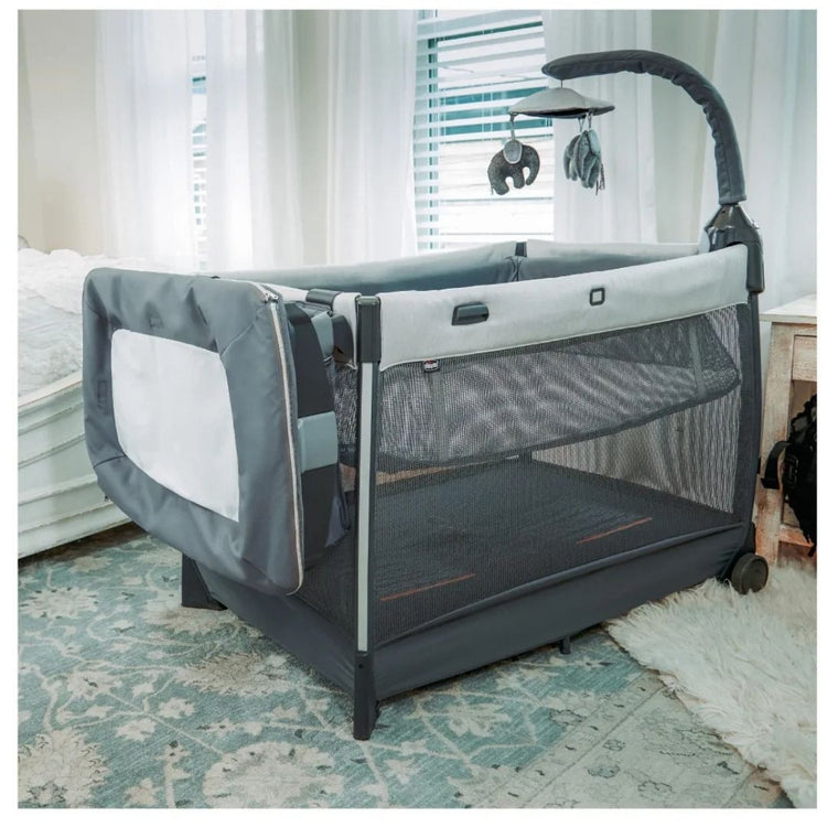 Chicco Lullaby Zip Playard Driftwood - Birth till 14kg