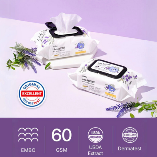 K-Mom Lalabebe Wet Wipes Premium (70's)