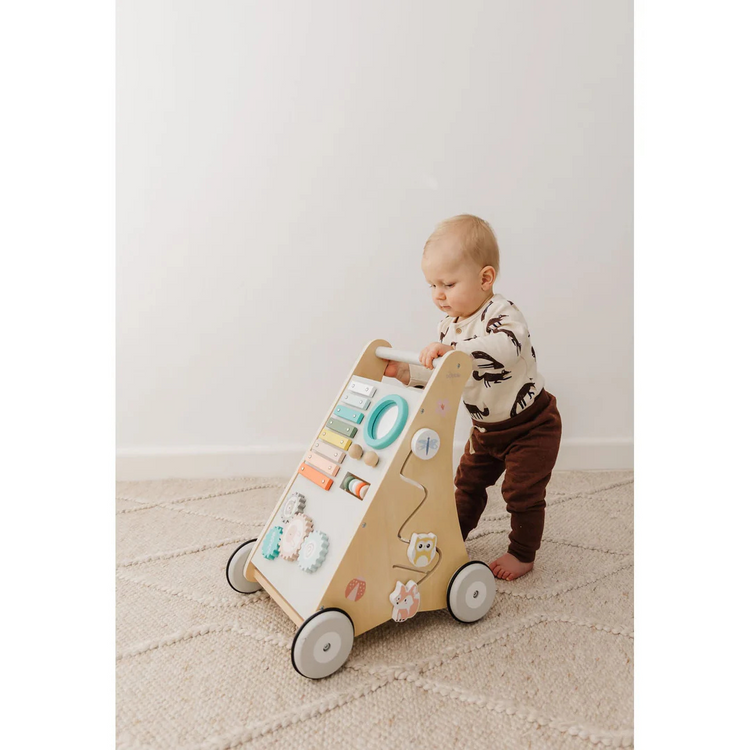 BUBBLE Wooden Activity Play Walker (18m+)