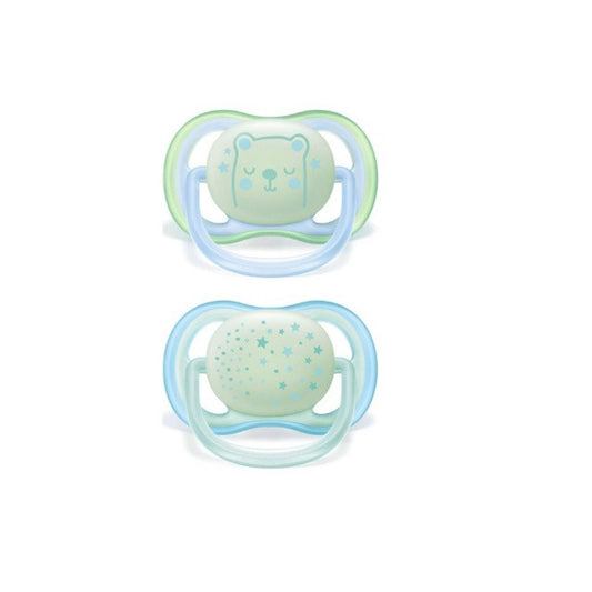 Philips Avent Ultra Air Nighttime Soother [0-6m / 6-18m]