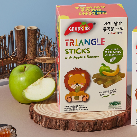 Little Baby Grains - Organic Triangle Sticks With Apple & Banana