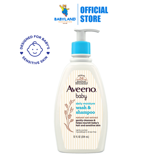 Aveeno Baby Wash & Shampoo (354ml)