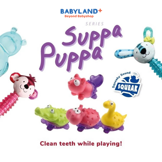 [For Fur Babies] Gigwi Suppa Puppa Dog Toy Squeaker - Plush