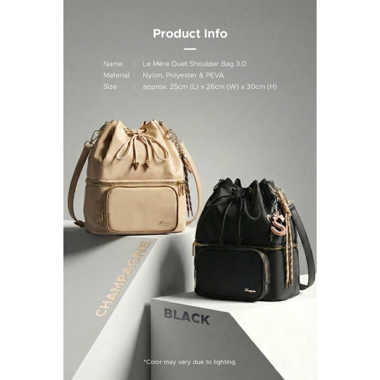 Shapee Exclusive Le Mère Duet Shoulder Bag 3.0 - Breast Milk Bag, Cooler Bag , Picnic Bag