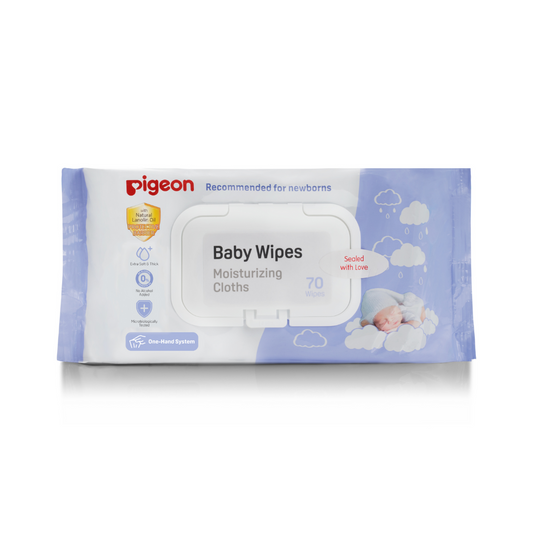 Pigeon Baby Wipes Moisturizing Cloths (3x70s)