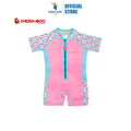 Cheekaaboo Wobbie Toddler Thermal Swimsuit UPF50+ Pink Jellyfish