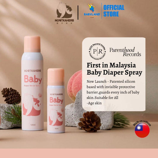 Nootkaherb Baby Diaper Barrier Spray | First in Malaysia suitable for new born