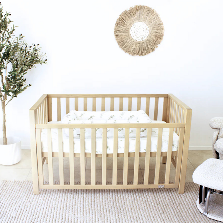 Babyhood Lulu 4 In 1 Cot - Beech