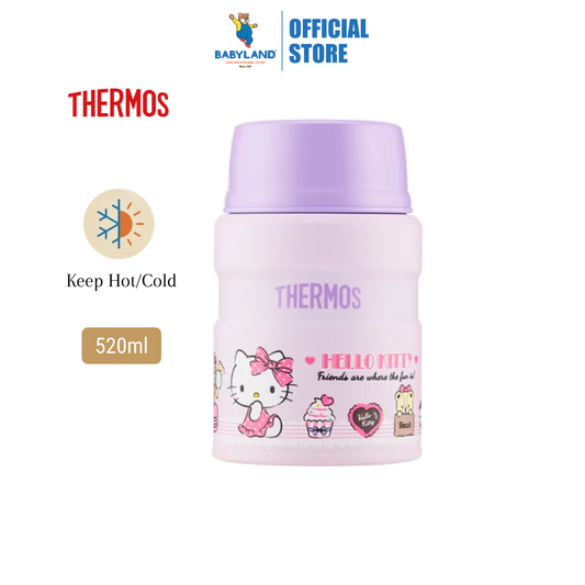 THERMOS 520ml Hello Kitty Stainless Steel Food Jar with Spoon [SK520KT25]