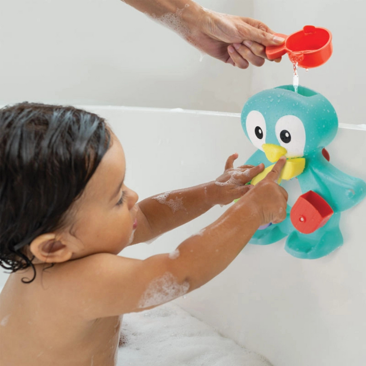 Infantino Tub A Penguin Bath Time Set (12m+)