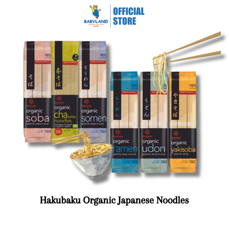 Hakubaku Organic Japanese Noodles | Halal | Made in Australia