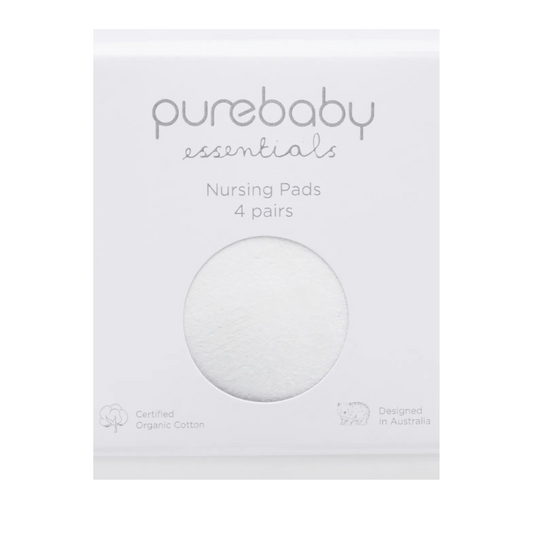 Purebaby Organic Nursing Pads Pack - White