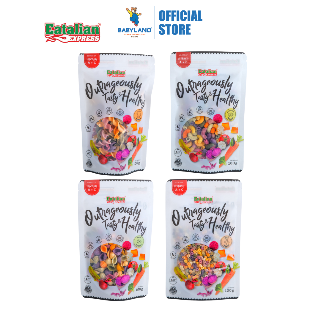 Eatalian Express Mixed Vegetable Pasta 100g (8m+) – Babyland SS2 Malaysia