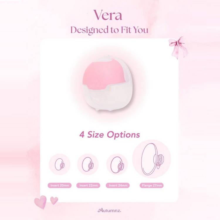 Autumnz Vera Wearable Handsfree Electric Breast Pump - Blush
