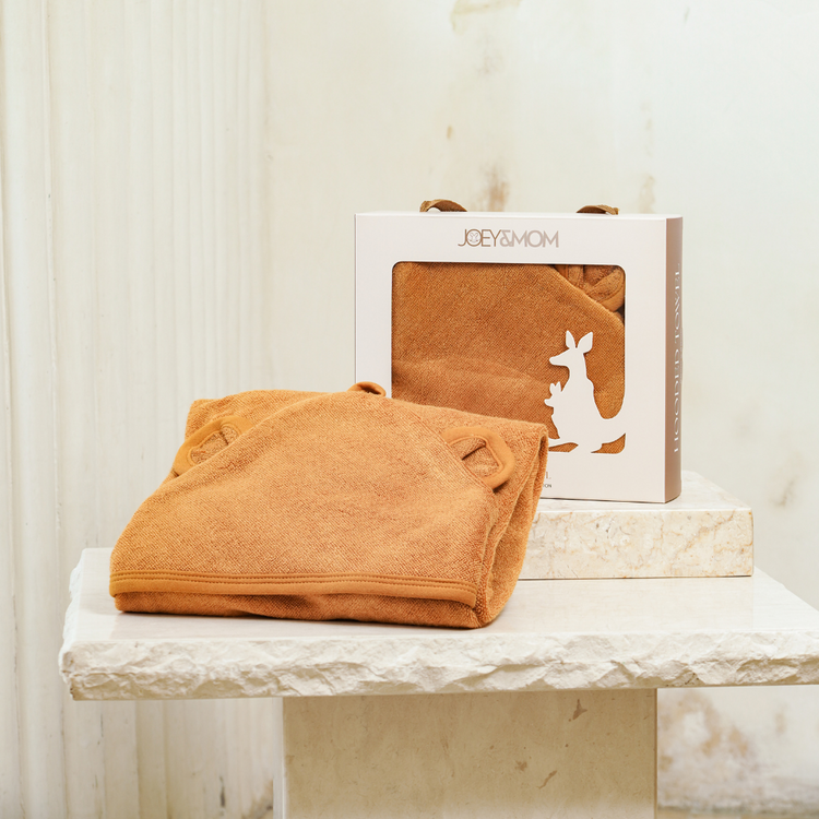 Joey & Mom Hooded Towel