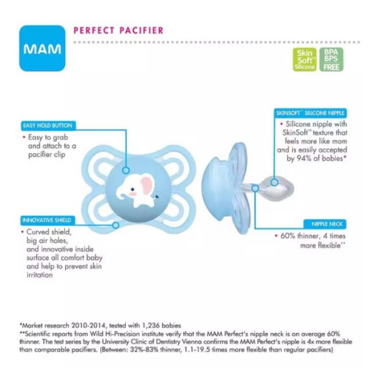 MAM Perfect Start Pacifier (0-2m)