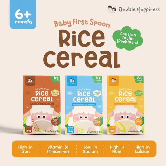 Double Happiness Baby First Spoon Rice Cereal 108g
