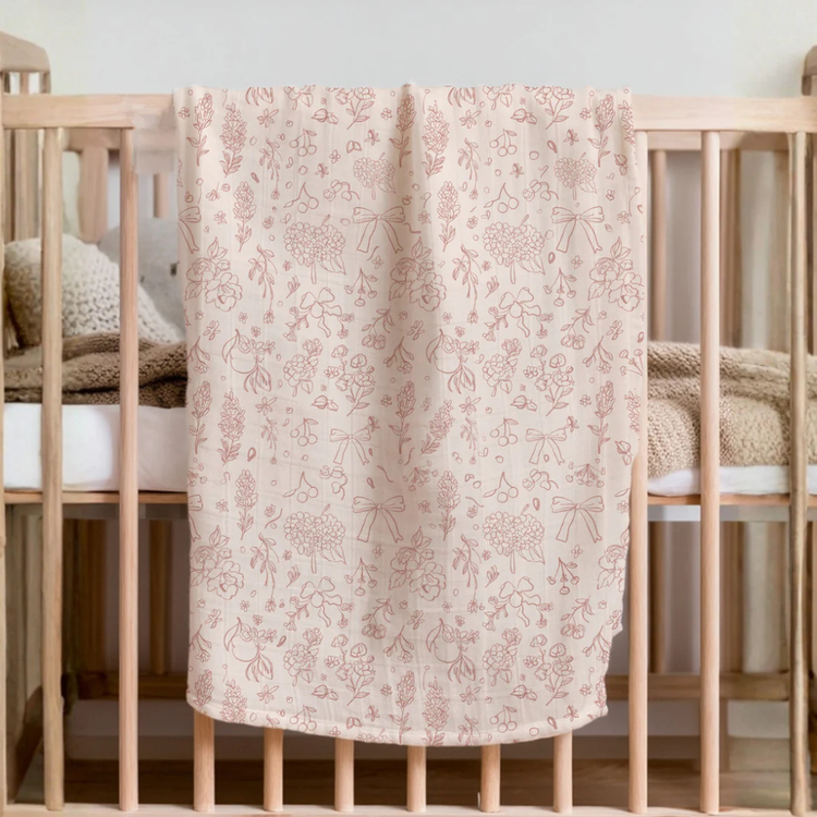 Joey & Mom Luxuriously Soft Bamboo Cotton Swaddle (3-in-1 Bundle) | Premium Bedung Bayi