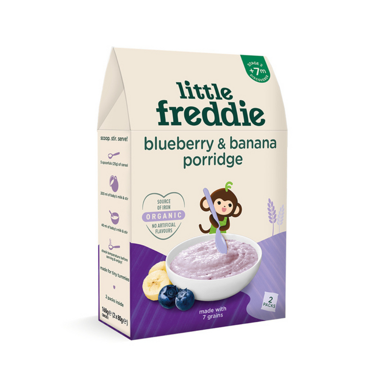 Little Freddie Organic Baby Porridge (2x80g)