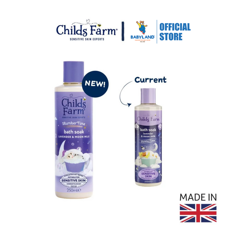 Childs Farm SlumberTime Bath Soak - Lavender & Moon Milk (250ml)