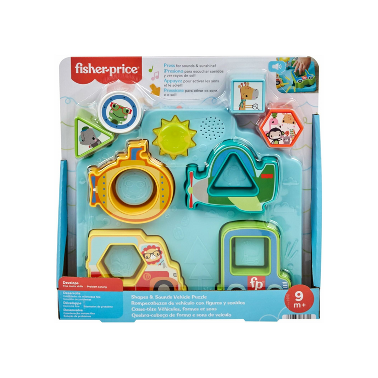 Fisher-Price Shapes & Sounds Vehicle Puzzle 9m+