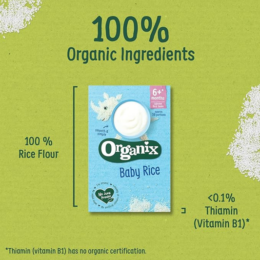 Organix First Taste Baby Rice 100G (6m+)