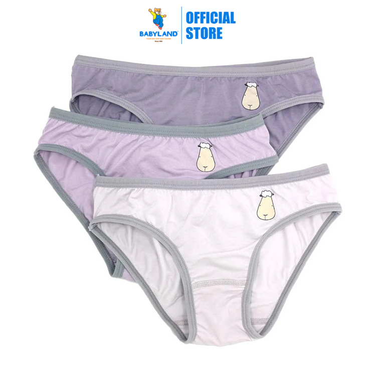 Baa Baa Sheepz Girls Briefs C004-B (3Pcs)