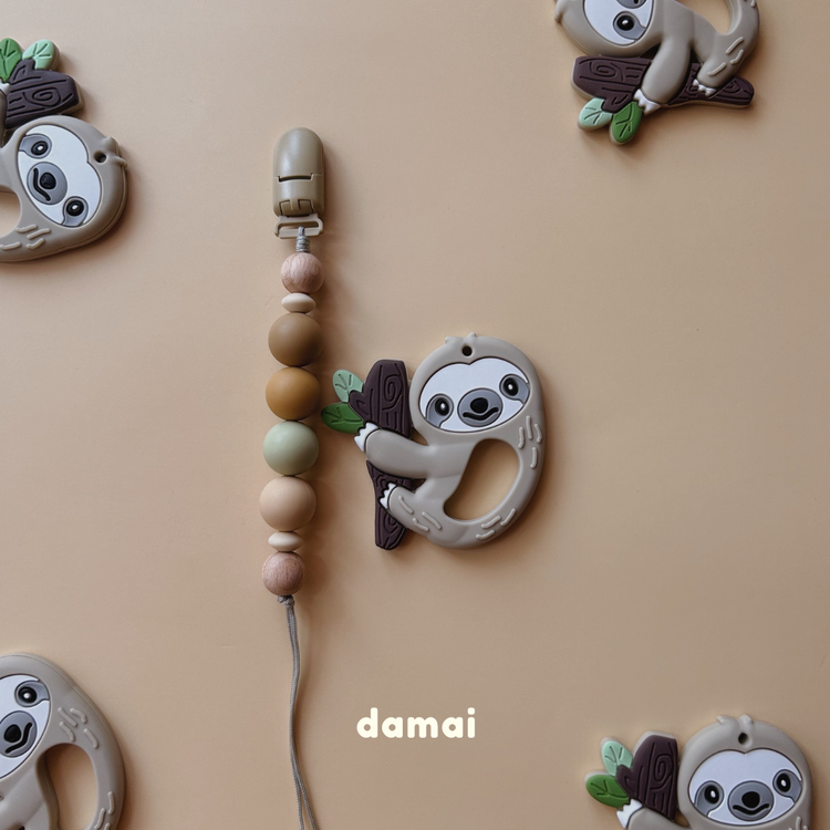 Damai Gigit Teether Set Sloth