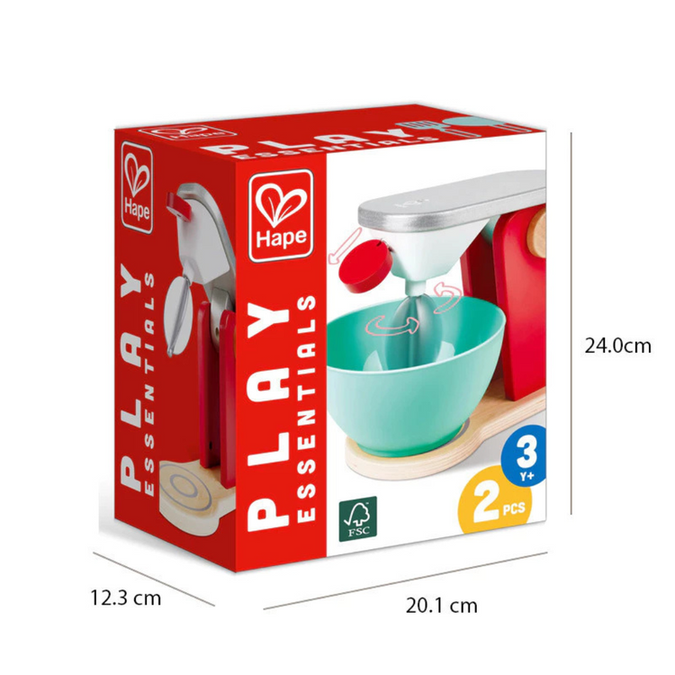 Hape 3191 Wooden Mix & Bake Set Suitable for Age 3+ Years