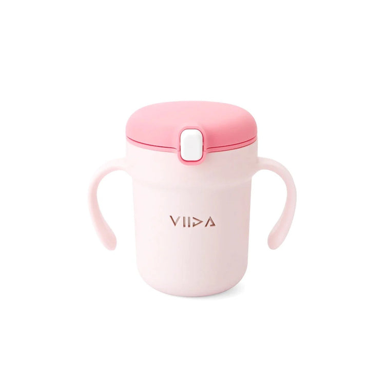 Viida Souffle Antibacterial Stainless Steel Straw Sippy Cup (330ML)