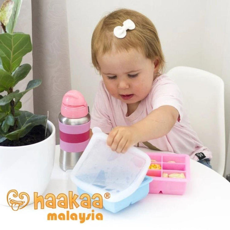 Haakaaa Food & Breastmilk Silicone Freezer Tray with Lid - 9 Compartments