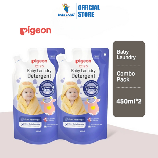 Pigeon Baby Laundry Detergent 450ml Refill x 2