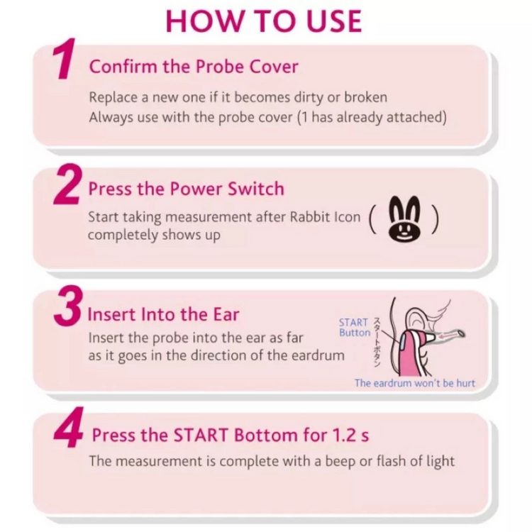 Nissei Mini Ear Thermometer [𝐍𝐨.𝟏 𝐀𝐜𝐜𝐮𝐫𝐚𝐜𝐲][𝐉𝐀𝐏𝐀𝐍 𝐓𝐞𝐜𝐡𝐧𝐨𝐥𝐨𝐠𝐲]