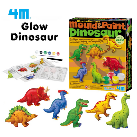 4M Mould & Paint - Glow Dinosaur (5Y+)